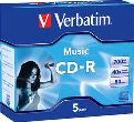 Verbatim Audio CD-R 5pk (P/N:62620)